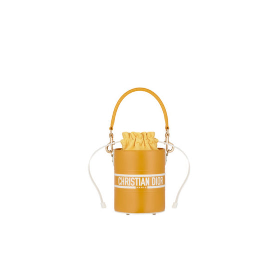Women Small Dior Vibe Bucket Bag - Jaune/Multicolor