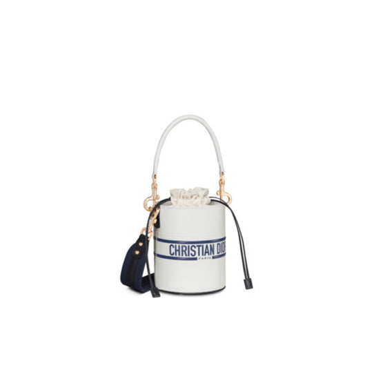 Women Small Dior Vibe Bucket Bag - Blanc/Multicolor