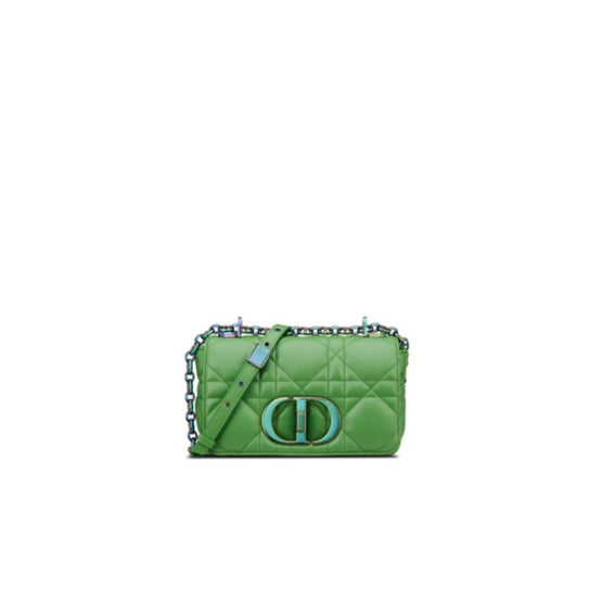 Women Small Dior Caro Bag - Fern Green