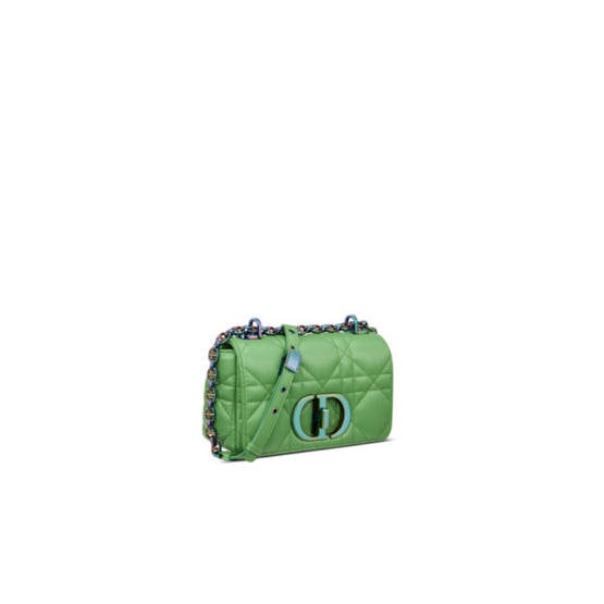 Women Small Dior Caro Bag - Fern Green
