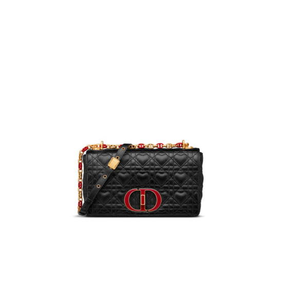 Women Medium Dioramour Dior Caro Bag - Noir