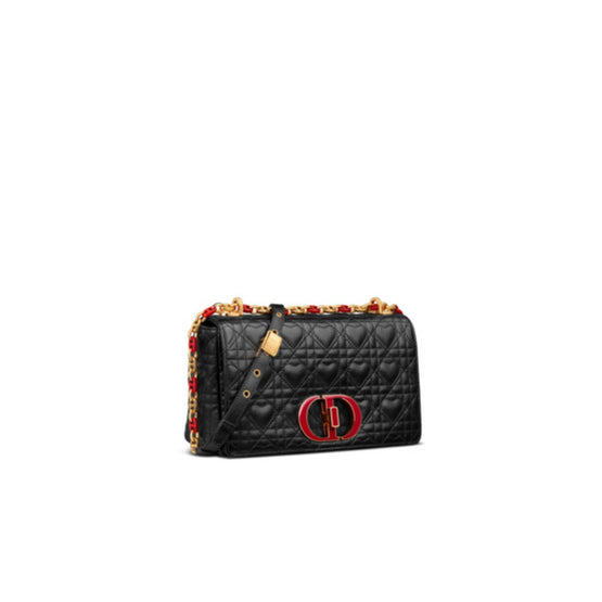 Women Medium Dioramour Dior Caro Bag - Noir