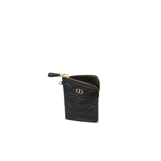 Women Dior Caro Multifunctional Pouch - Noir
