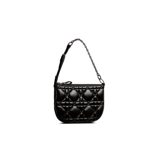 Women Mini Dior Caro Tulip Bag - Noir