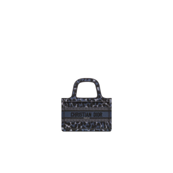 Women Mini Dior Book Tote - Blue/Multicolor 2