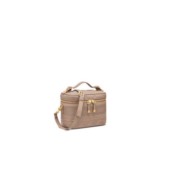 Women Small DiorTravel Vanity Case - Warm Taupe