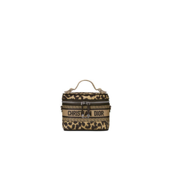 Women Small DiorTravel Vanity Case - Beige/Multicolor 1