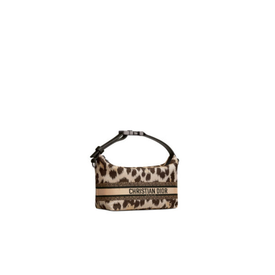 Women Small DiorTravel Nomad Pouch - Beige / Marron Foncé