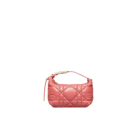 Women Small DiorTravel Nomad Pouch - Coral Powder