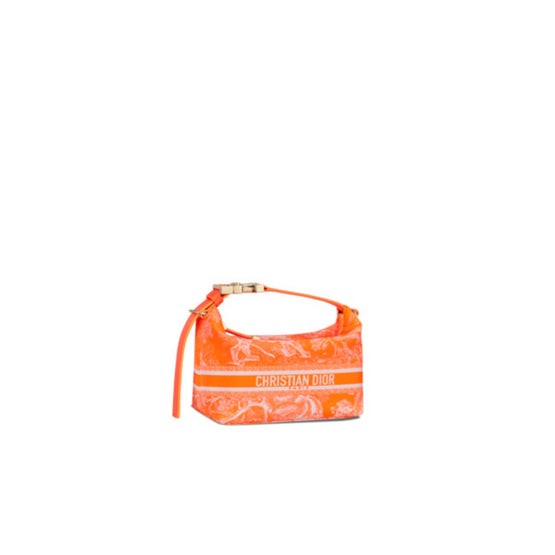 Women Small DiorTravel Nomad Pouch - Orange/Multicolor