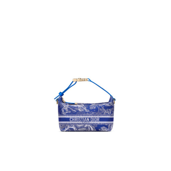 Women Small DiorTravel Nomad Pouch - Blue/Multicolor 3