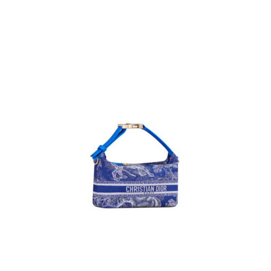 Women Small DiorTravel Nomad Pouch - Blue/Multicolor 3